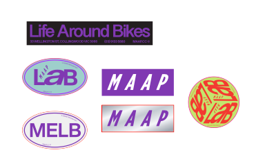 MAAP LaB Melbourne Sticker Pack